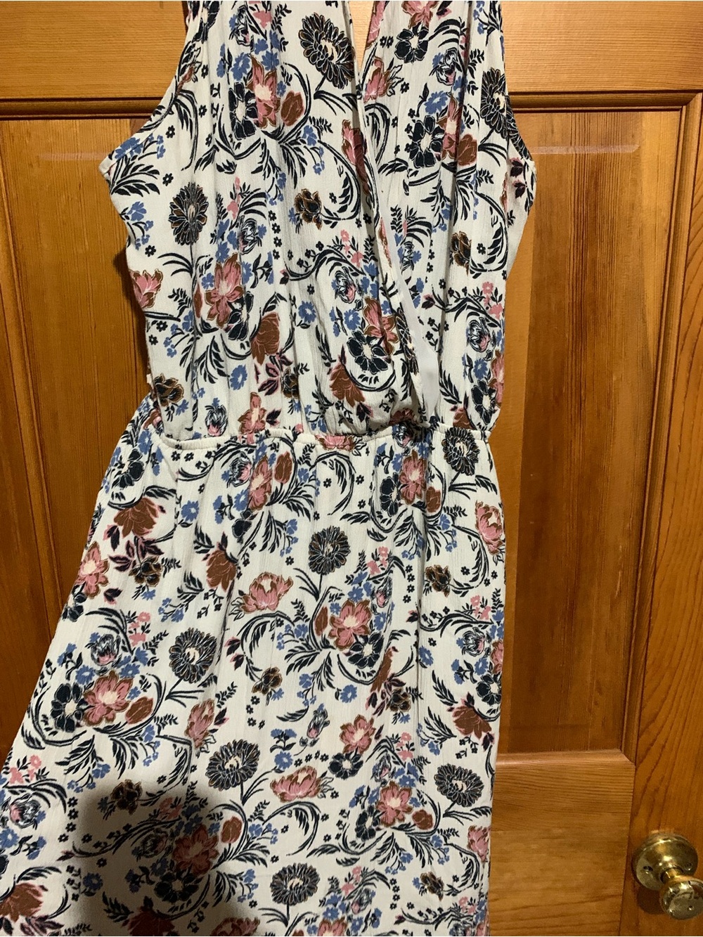 American Eagle Outfitters White Floral Maxi Dress - Picture 3 of 5